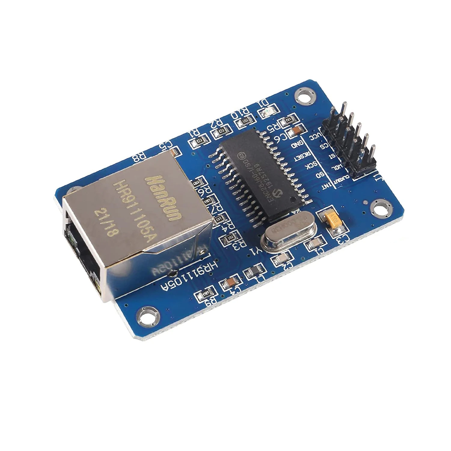 ENC28J60 ENC28J60-I/SO HR911105A Ethernet LAN сетевой модуль SPI интерфейс 3 В для Arduino AVR PIC LPC STM32 - купить