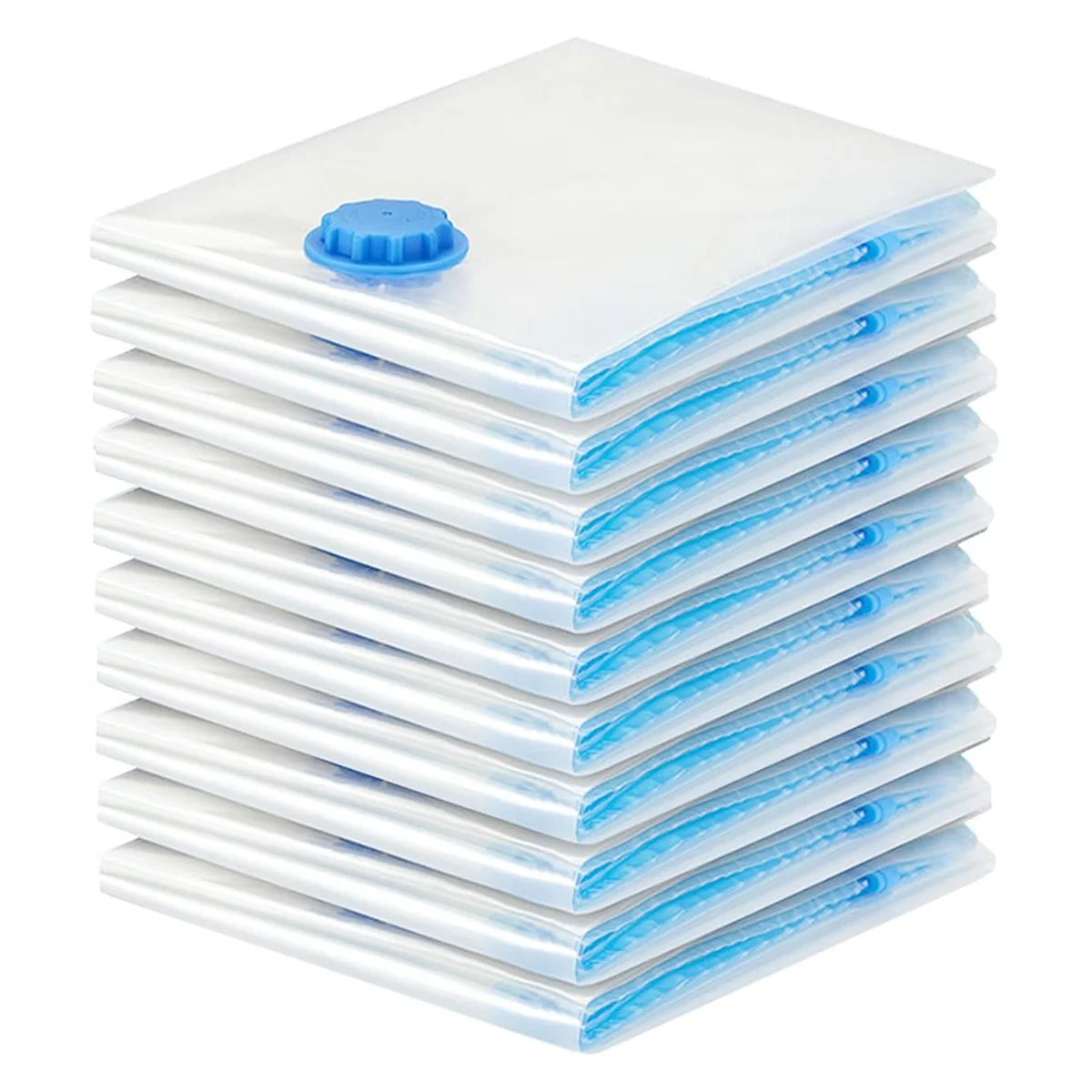 Вакуумные пакеты для одежды — упаковка из 10 многоразовых пакетов хранения 40 х 30