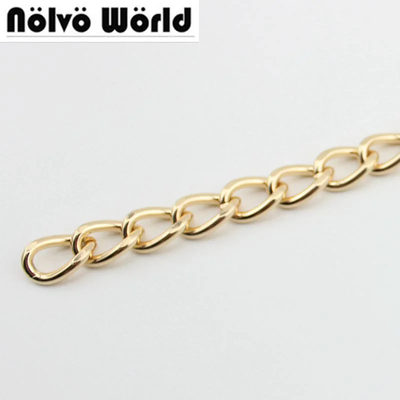 

10 meters 5 meters Chain 12mm Roller metal BIG gold chain for hand bags long strap replacement