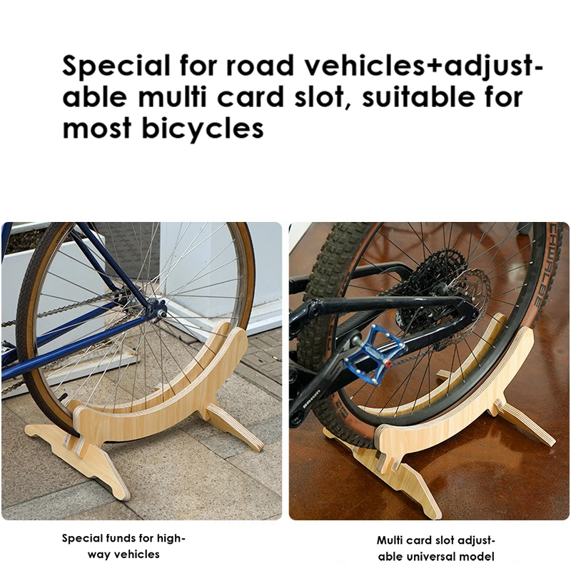 

Стойка-держатель для горного велосипеда, Профессиональная универсальная подставка из массива дерева для хранения и парковки велосипедов
