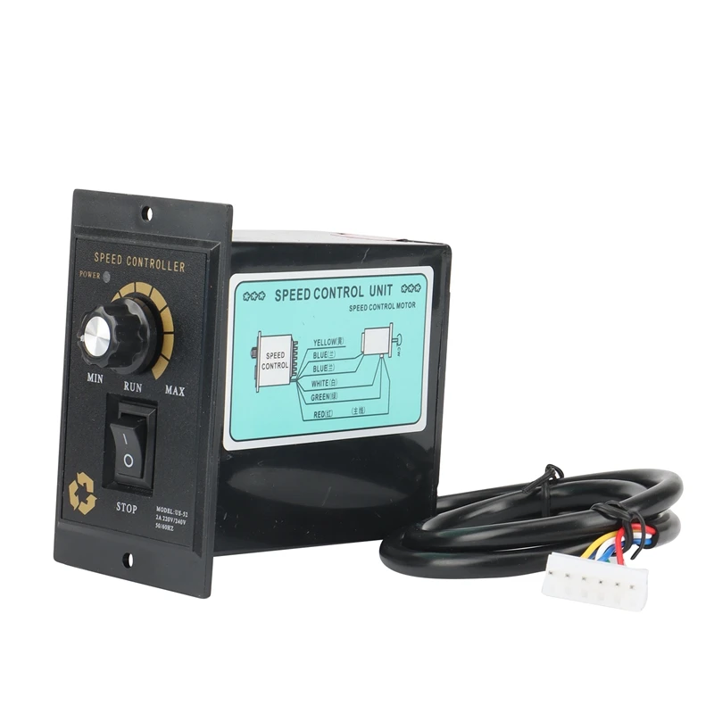 

Контроллер скорости двигателя, 500 Вт, 220 В переменного тока, контроллер прецизионного регулятора, контроллер скорости прямого и обратного дв...