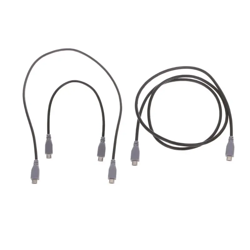 

25/50/100cm Length Micro USB Type B to Micro B 5 Pin Male Data Sync Cable OTG Adapter Data Cord