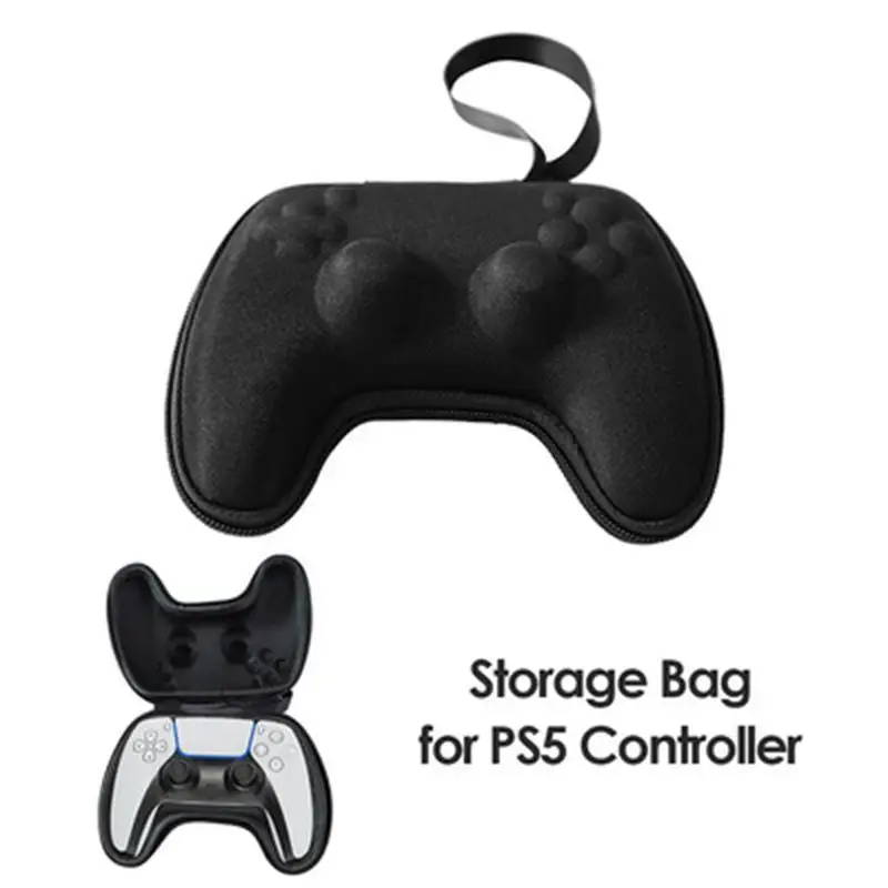 

EVA Storage Bag Carrying Case For PS5 Gamepad Dual sense housing shell Controller Shockproof Protective cover for PS5 Gamepad