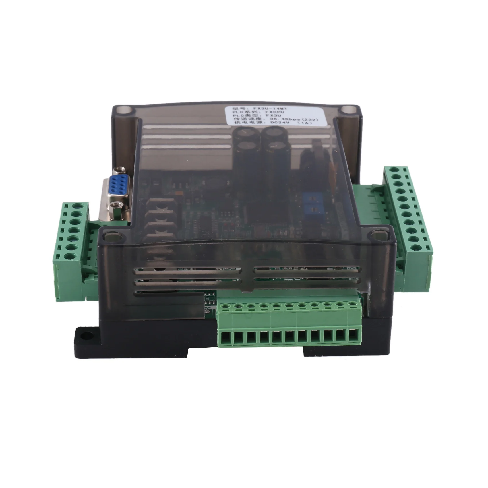 Фото BIGSALE-FX3U-14MT Совместим с промышленными ПЛК FX1N 2N, регистр данных Fx3U, 8 входов, 6 выходов, аналоговый модуль 6AD 2DA, Mo №3