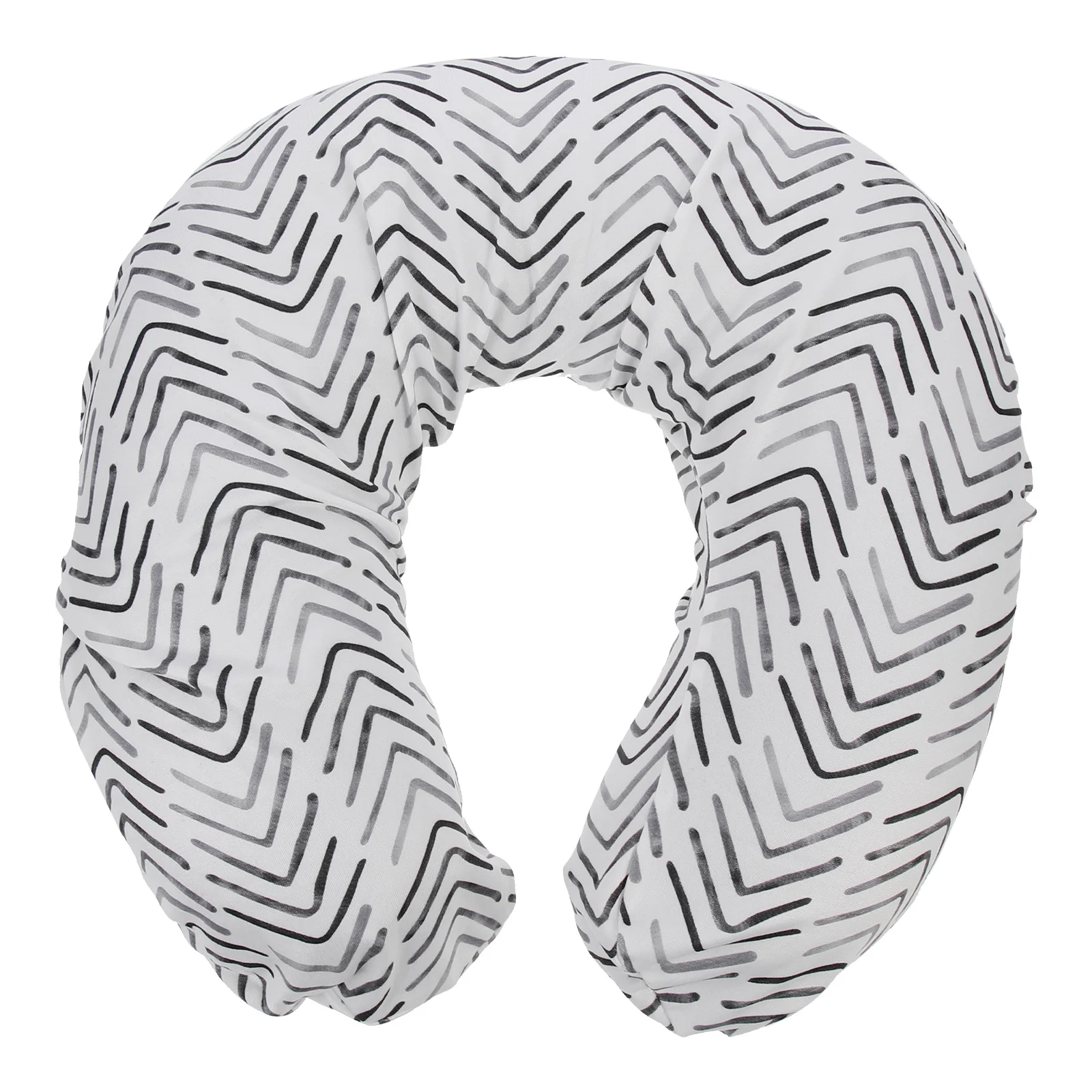 

Pillow Baby U Shaped Nursing Pillowcase Breastfeeding Fabric Cover Stretchy White Pregnant sleep Bibs