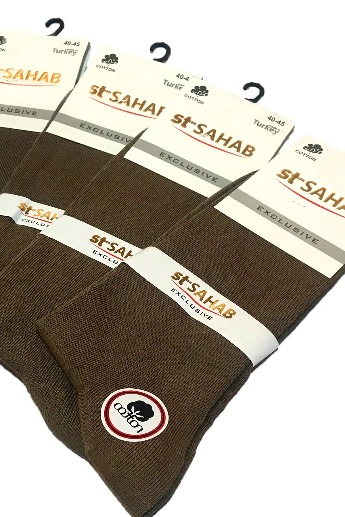 

6 шт. Коричневые мужские носки, хлопковые бесшовные носки