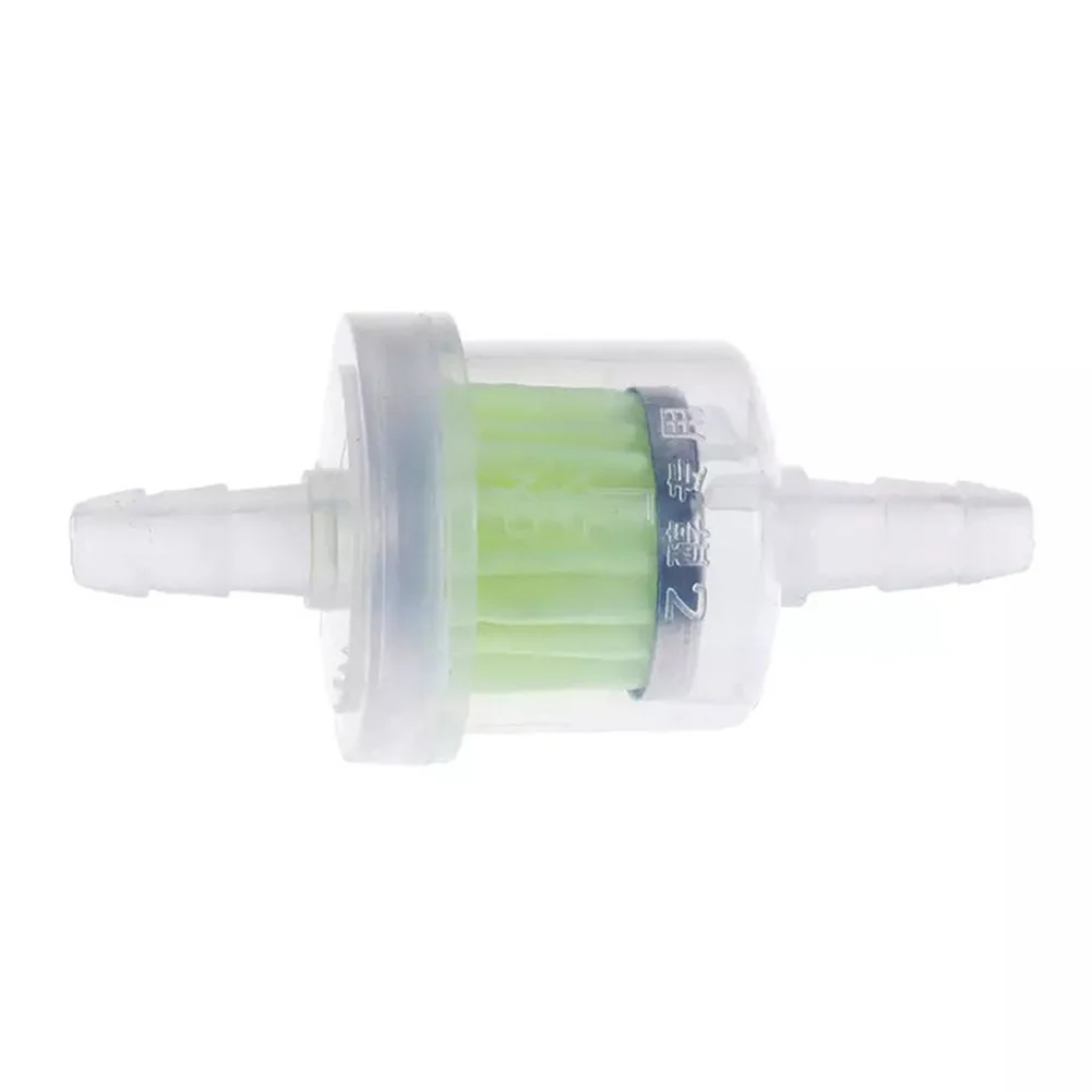 

1pc Green Paper Core Gasoline Filter Motorcycle Gasoline Fuel ABS Filter Universal Motorcycle Parts Replacement