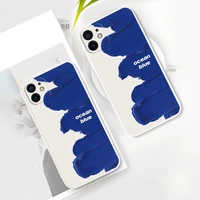 aesthetic words liquid silicone soft phone case for iphone 13 pro max 12mini 11 xr xs back cove art abstract geometry ins style