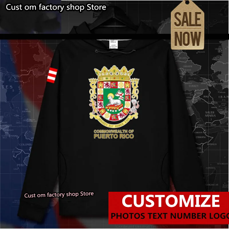 

Puerto Rico Rican PRI PR mens hoodie pullovers hoodies top men streetwear hip hop clothing tracksuit nation sweatshirt coat