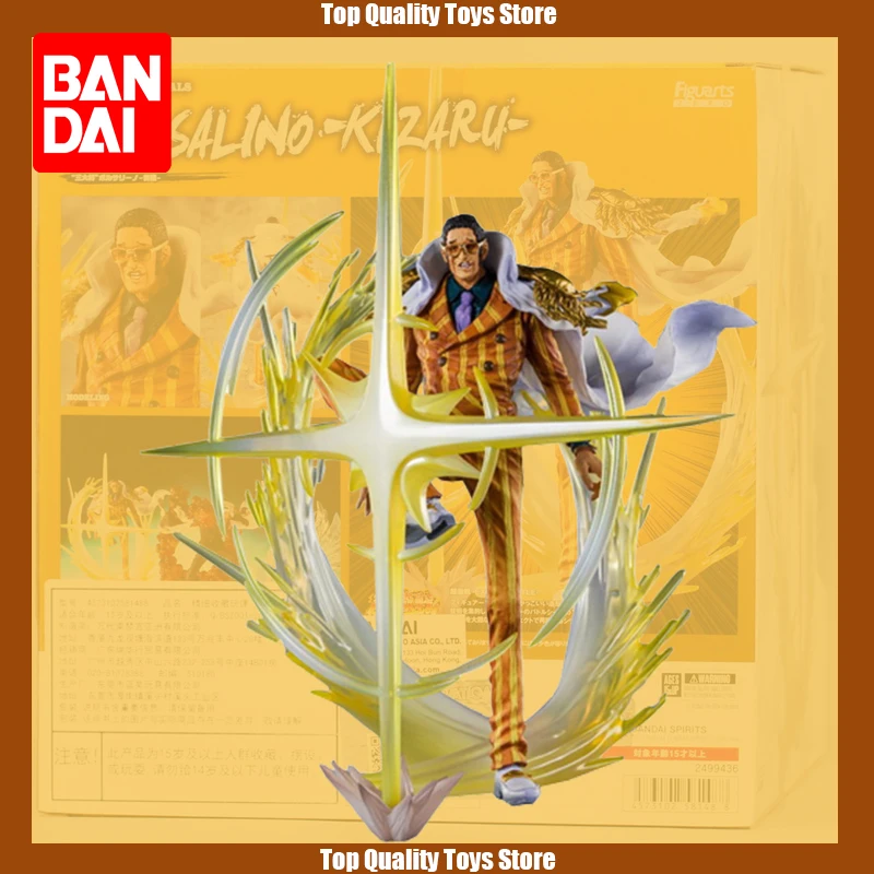 Оригинальные фигурки Bandai из фигурок Zero One Piece Borsalin Kizaru дополнительные боевые аниме экшн-Фигурки игрушки для детей подарок