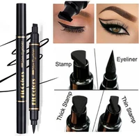 big seal stamp liquid eyeliner pen waterproof fast dry black eye liner pencil with eyeliner cosmetic double ended eyeliner
