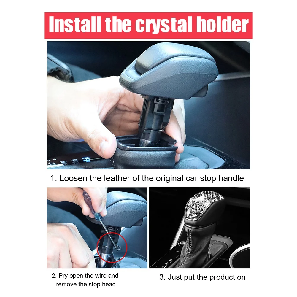 Головка переключателя передач Crystal рукоятка для рычага переключения Hanlanda Crown Kluger