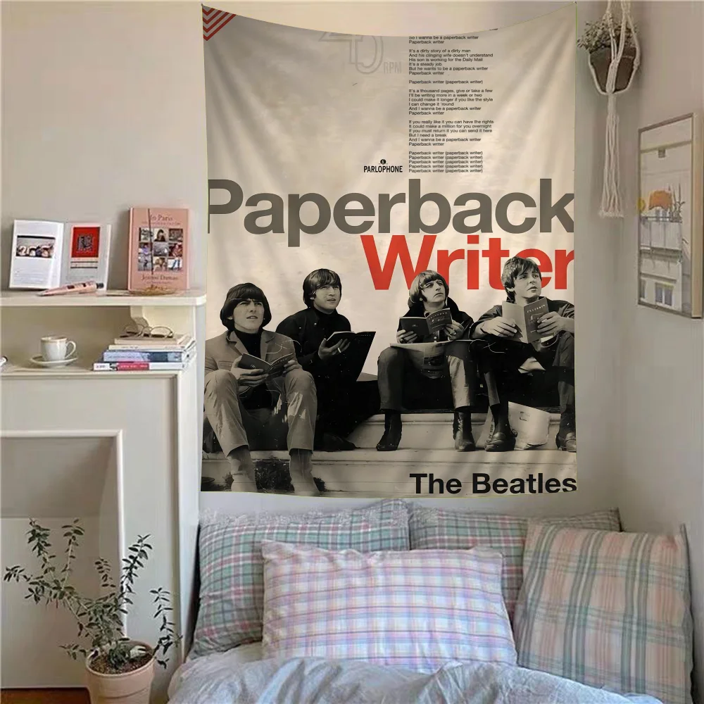 B-Beatless Rock Band Богемный Кебок Настенный Гобелен Доступный Хиппи Мандалай Декор