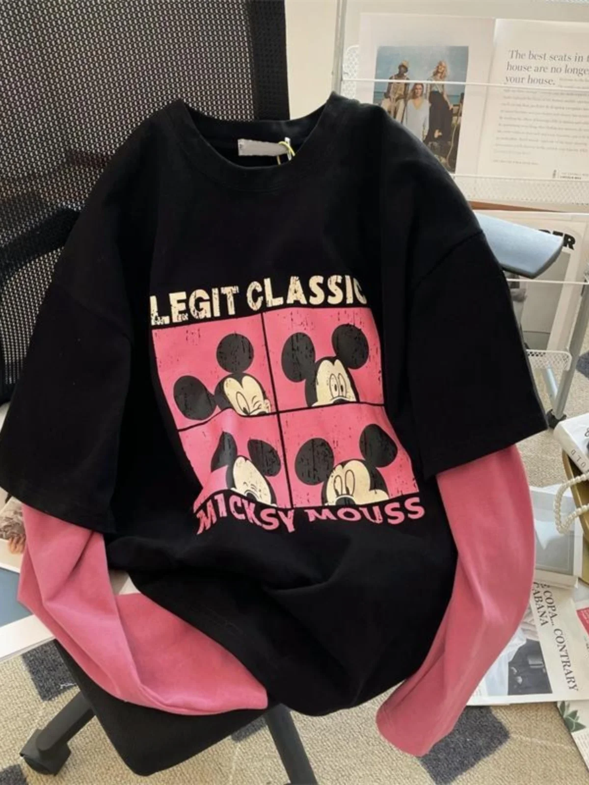 Осень и зима свободная рубашка больших размеров вес 50 00 кг искусственная из двух