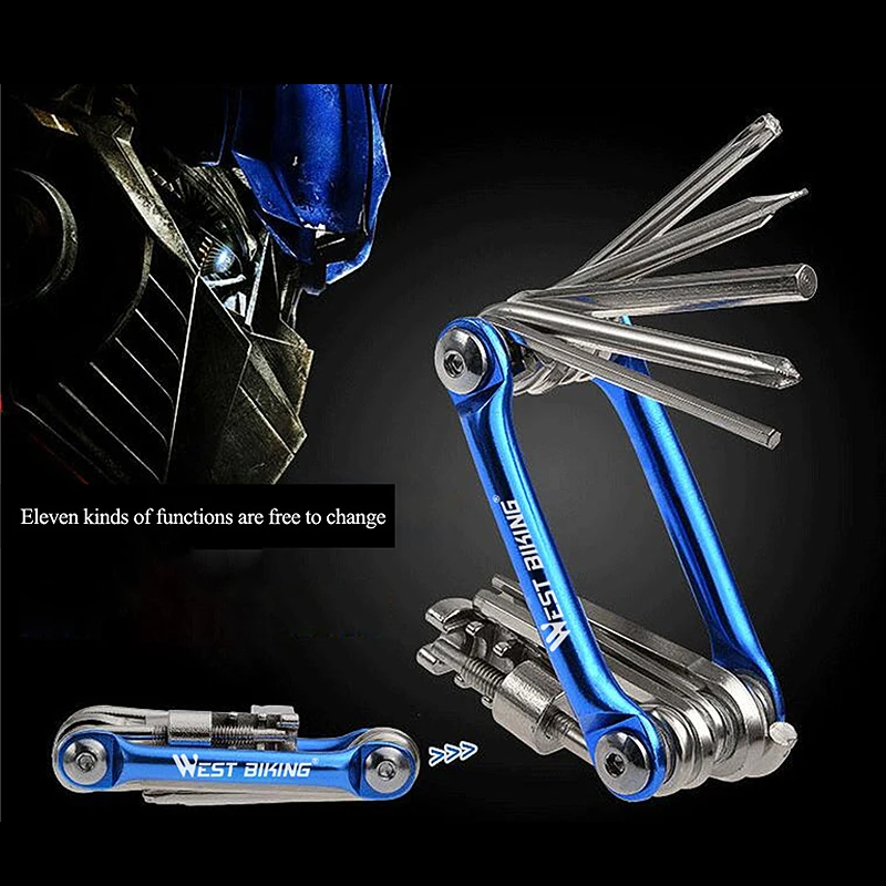 

Multifunction Bicycle Bike Repair Tools Steel 10 In 1 Kit Herramientas Bicicleta Cycling Folding Wrench Ferramentas Bike Tools