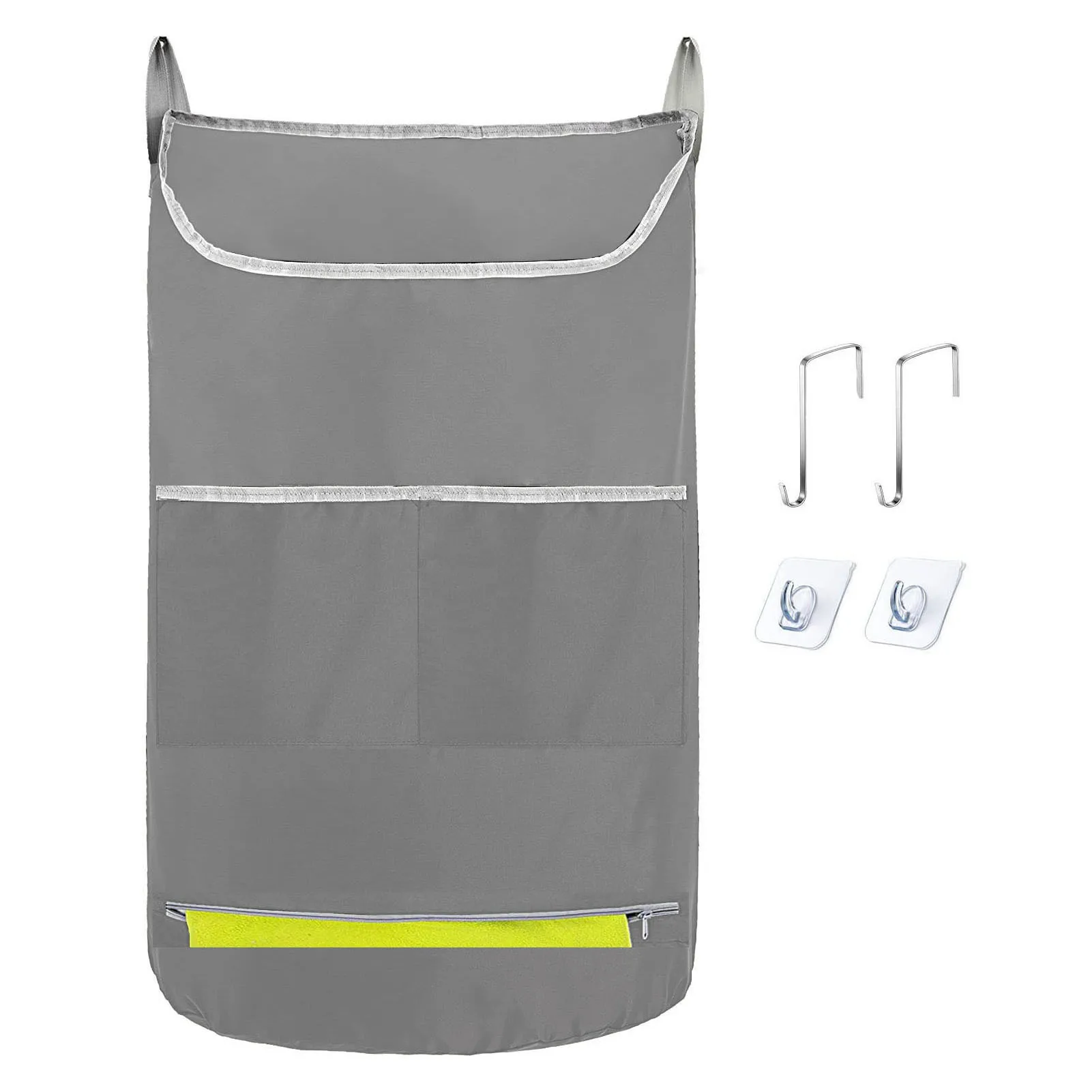 

Dirty Clothes Hang Bag Durable And Space-Saving Laundry Bag Clothes Hang Bag With Freely Adjustable Height Hook
