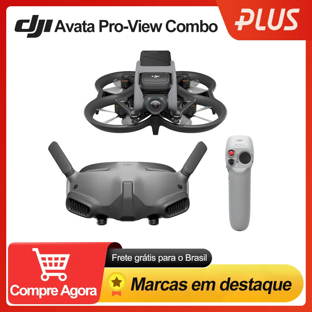 

DJI AVATA Pro View Combo FPV Drone Quadcopter with Goggles V2 Motion Controller 4K/60fps 155° FOV Videos 10km 1080P Transmission