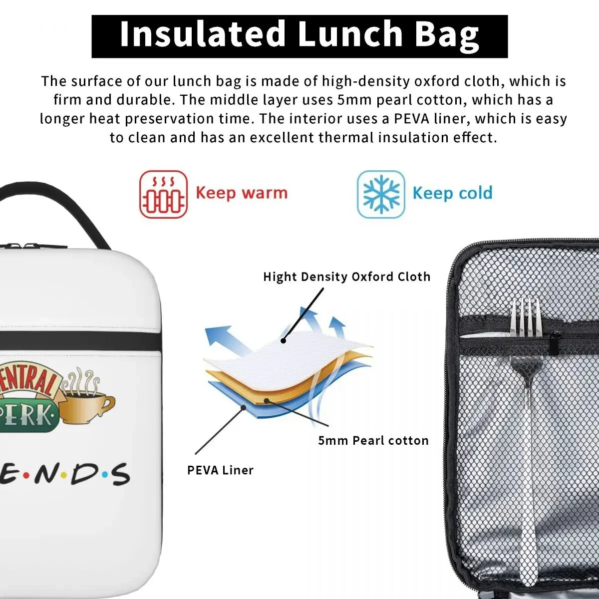 Портативные Ланч-боксы для ТВ-шоу с забавными друзьями герметичный