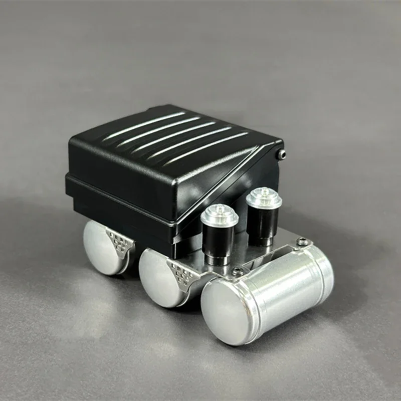 Имитация металлического черного аккумуляторного ящика для радиоуправляемого