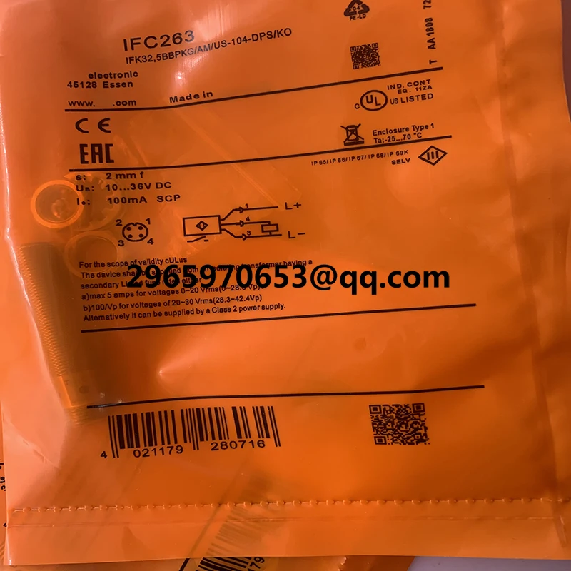Новый датчик бесконтактного переключателя IFC261 IFC262 IFC263 IFC264 IFC266 В наличии