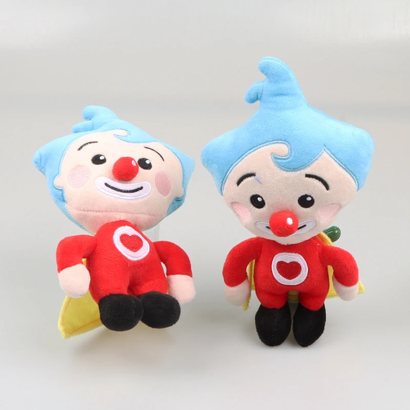 25cm Cute Plim Plim Clown Plush Toy Cartoon Stuffed Plush Doll Animation Figure Plushie Anime Soft Gift Toys for Kids Birthday