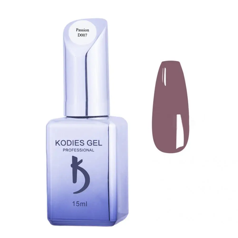 

DIY 15g Bottled Colorful Nail Polish Soak Off Long Lasting Gel Long Lasting Nail Rubber Coat Professional for Home Use