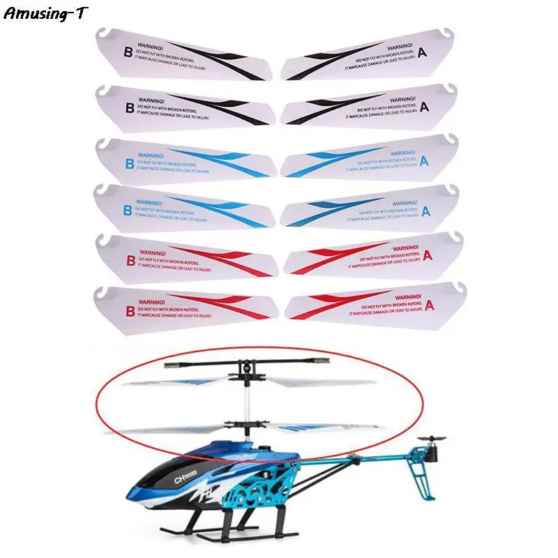 Новинка 4 шт. 7,2/9 см запасные лопасти вентиляторы для R/c мини-вертолета CH002 CH023 Дрон коптер игрушки запасные части Аксессуары детали для радиоуправляемых игрушек
