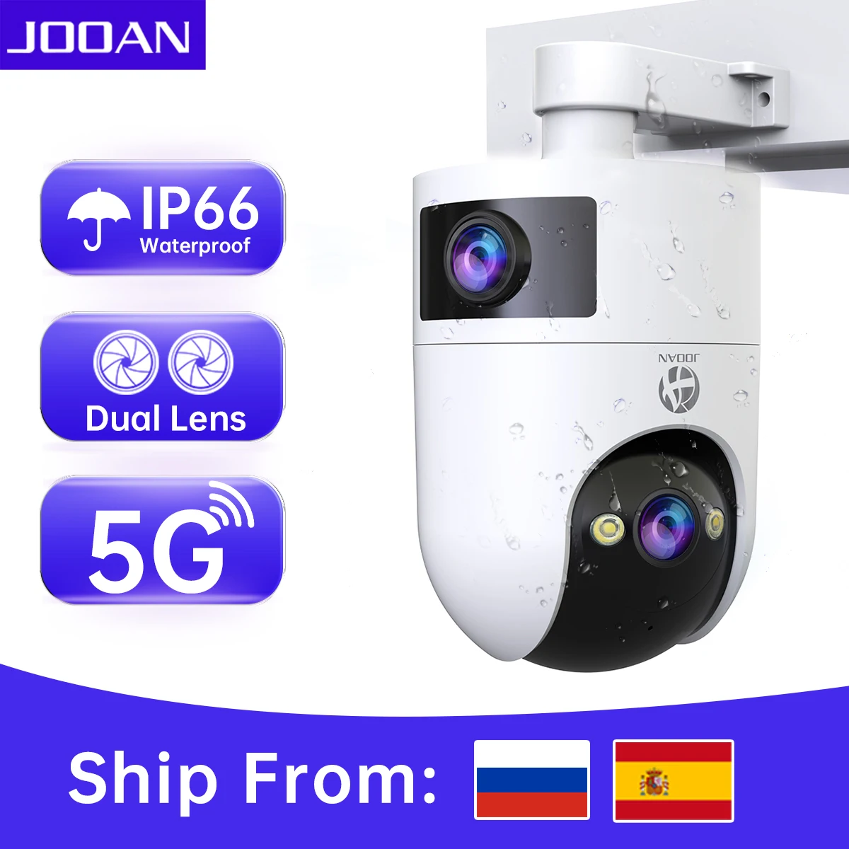 

Jooan W8 4K Wi-Fi камера безопасности