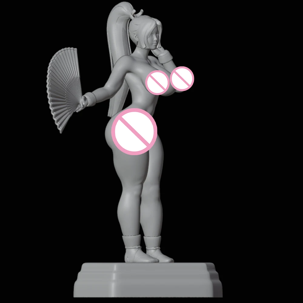 Коллекция 1/24 года набор моделей с 3d-печатью складной веер женская красота NSFW