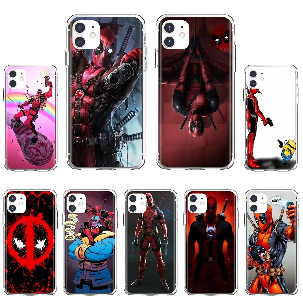 Милые мягкие ТПУ чехлы Marvel мстители супергерой Дэдпул для Samsung Galaxy S10 S10E S20 FE S21 S30 S8