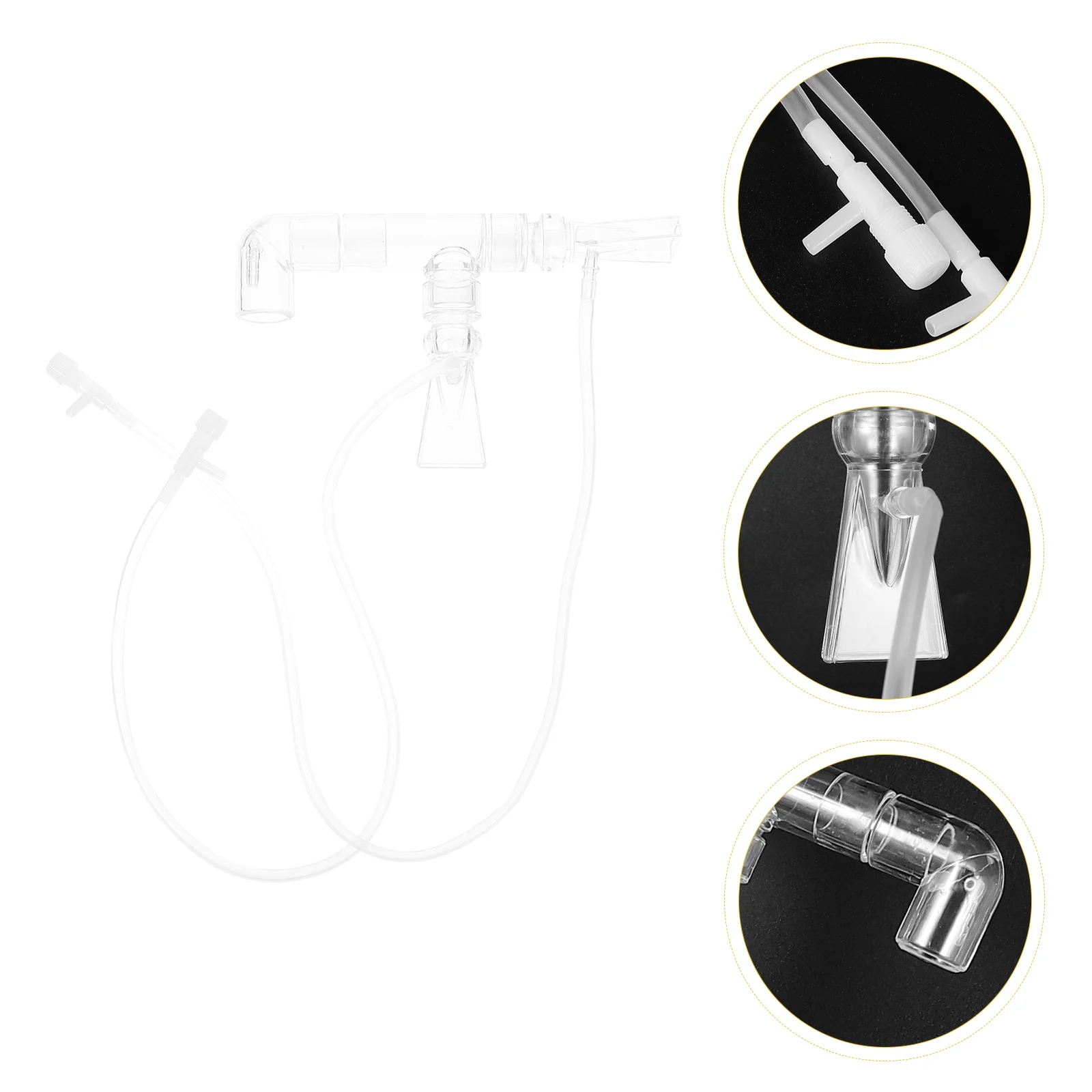 

Fish Tank Oxygenation Tube Aquarium Air Pump Tube Two-way Water Outlet Oxygenation Tube