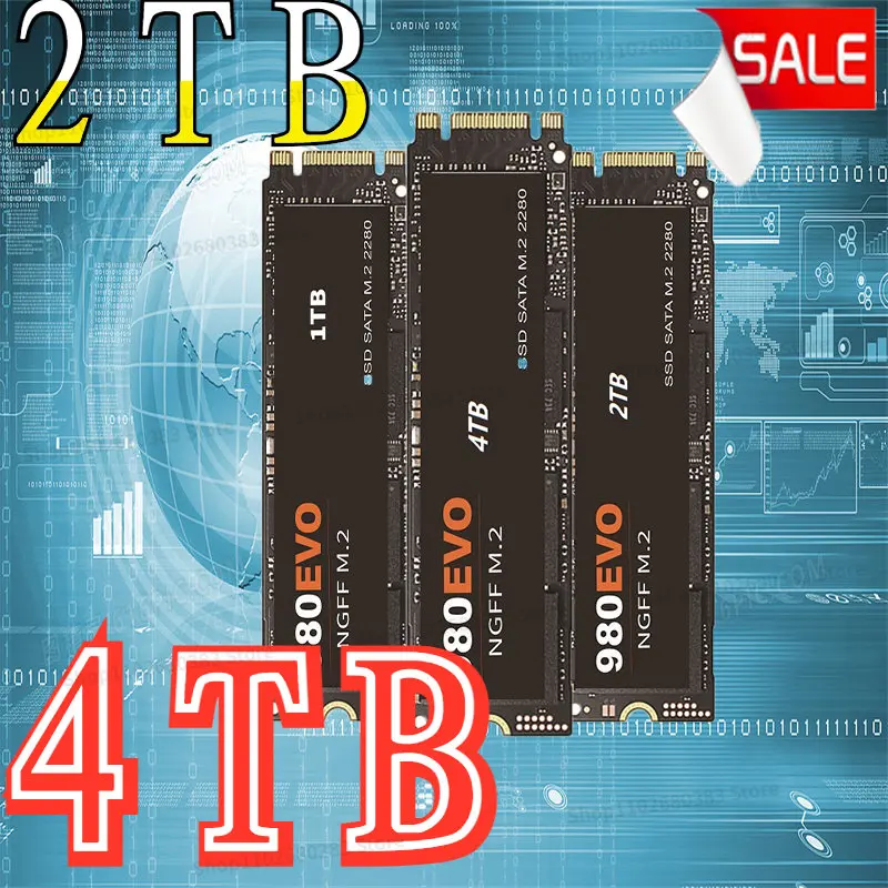 

Original 2TB M.2 SSD 4TB NGFF SSD hard Drive 980EVO NVMe pcie 970 PRO Hdd Hard Disk Internal Hard Disk For Laptop/Desktop/mac