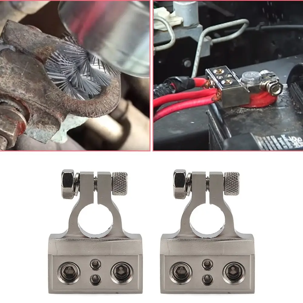 

End Link Connectors Positive Negative Fastener Connectors Clip Car Battery Terminals Battery Terminal Clamp Cable Clamp