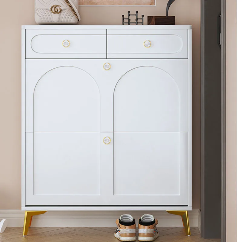 Обувные шкафы органайзер для обуви белого цвета гостиной