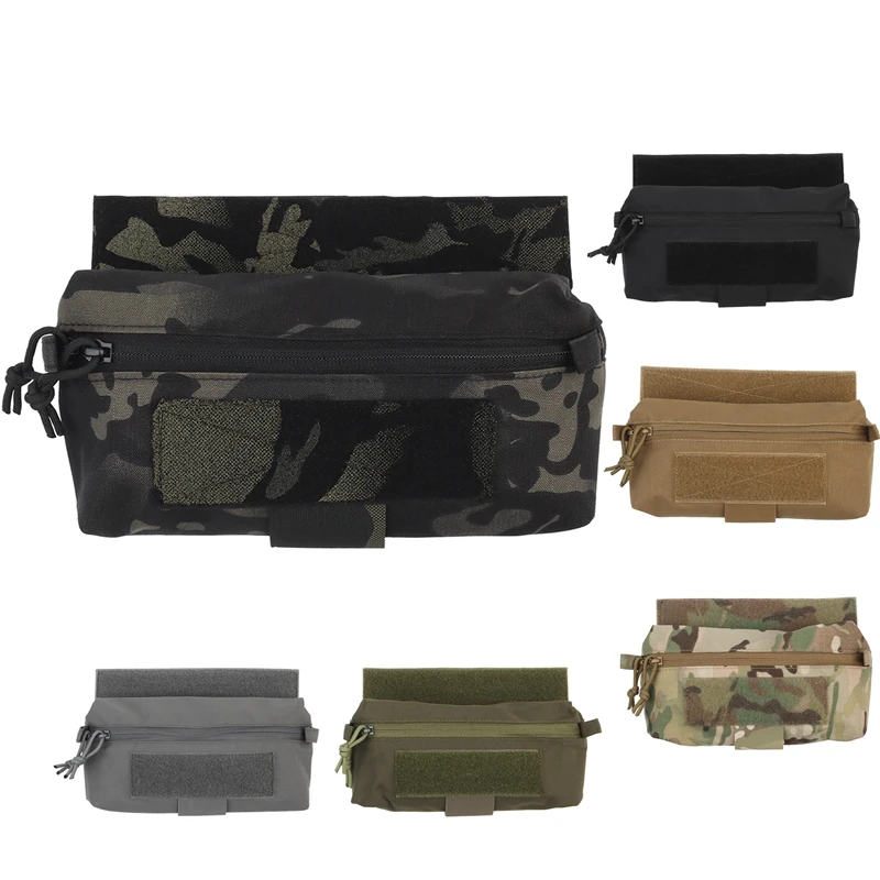 Tactical Drop Pouch Sub Abdominal Carrying Kit Bag for Tactical Vest Chest Rig Ammo Magazine Pouch Utility Tool Pack