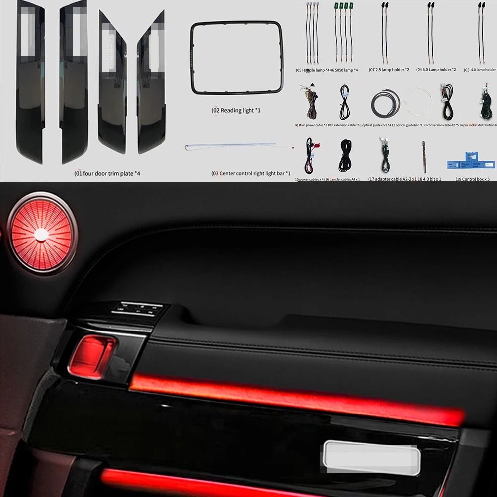 

Door Panel Replacement Inter door Ambient light For Range rover Vogue 2013 -2017 sport 13-21 decorate light executive Edition