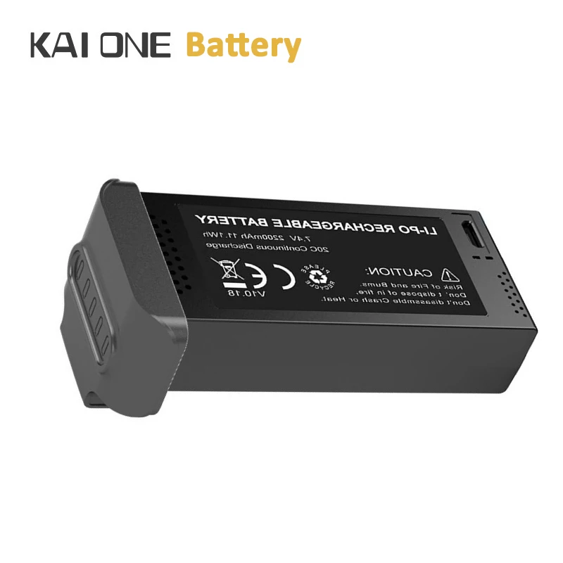 

KAIONE Drone Original Battery 7.4V 2200mAh LiPo Battery For KAI ONE PRO / KAI ONE MAX Airplane Quadcopter Battery Accessory