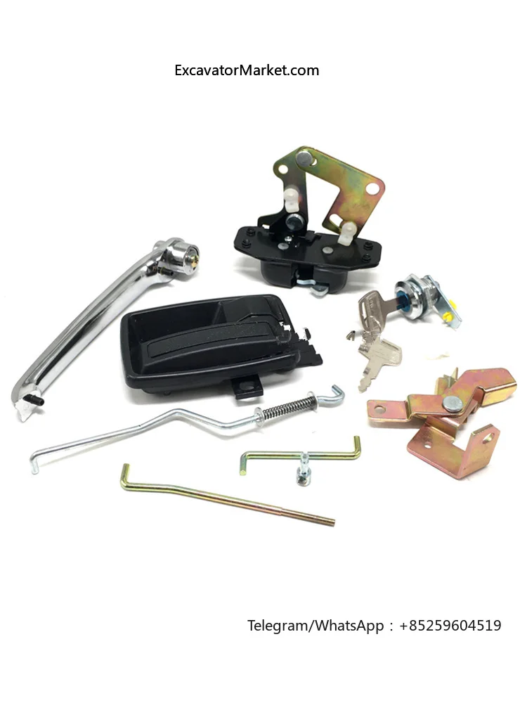 Для экскаватора Sumitomo SH120 200 230 300 330A1 A2 Блок замка двери кабины в сборе Ручка