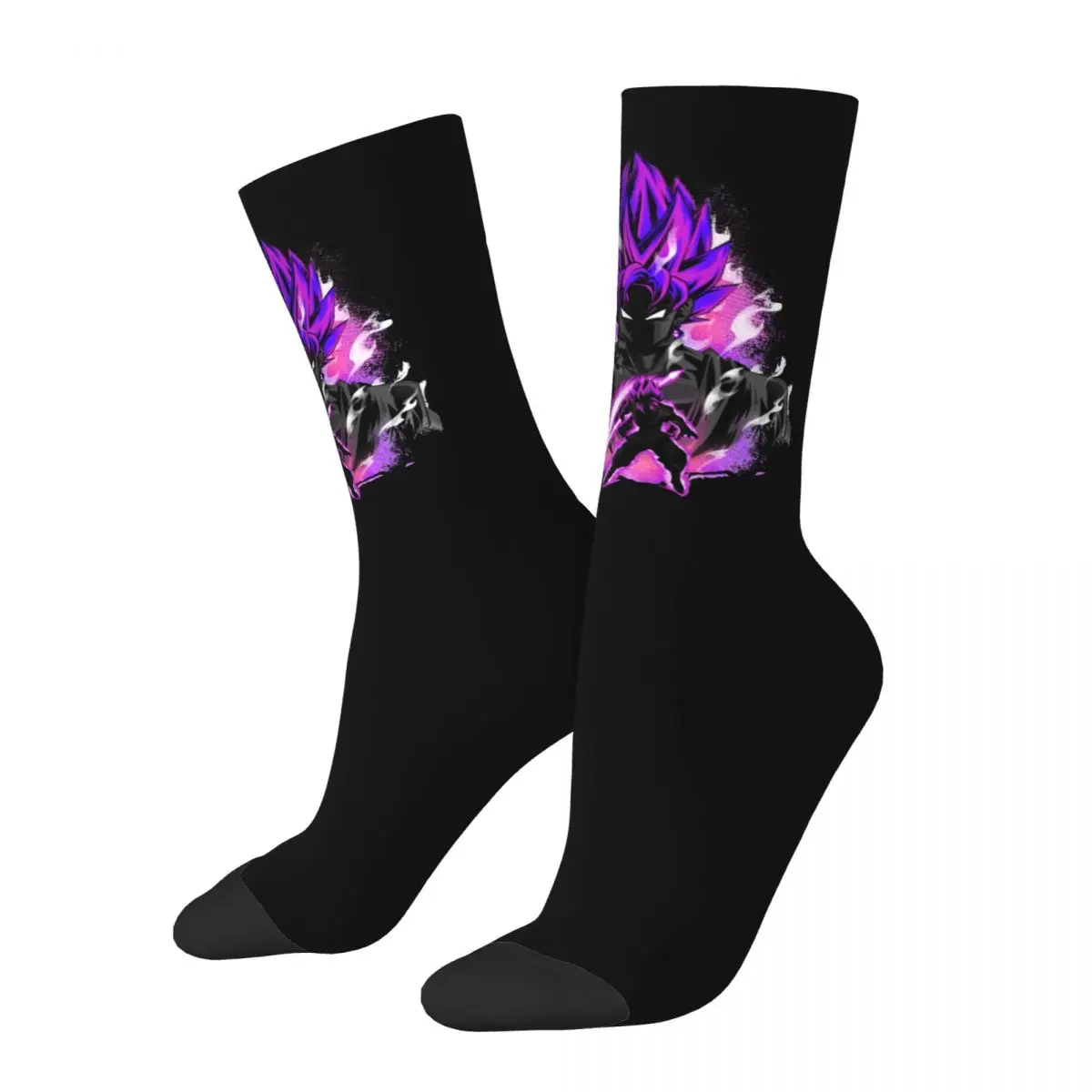 

Happy Funny Male Men Socks Harajuku Japanese Anime Super Rose Power Sock Sport Women's Stockings Spring Summer Autumn Winter