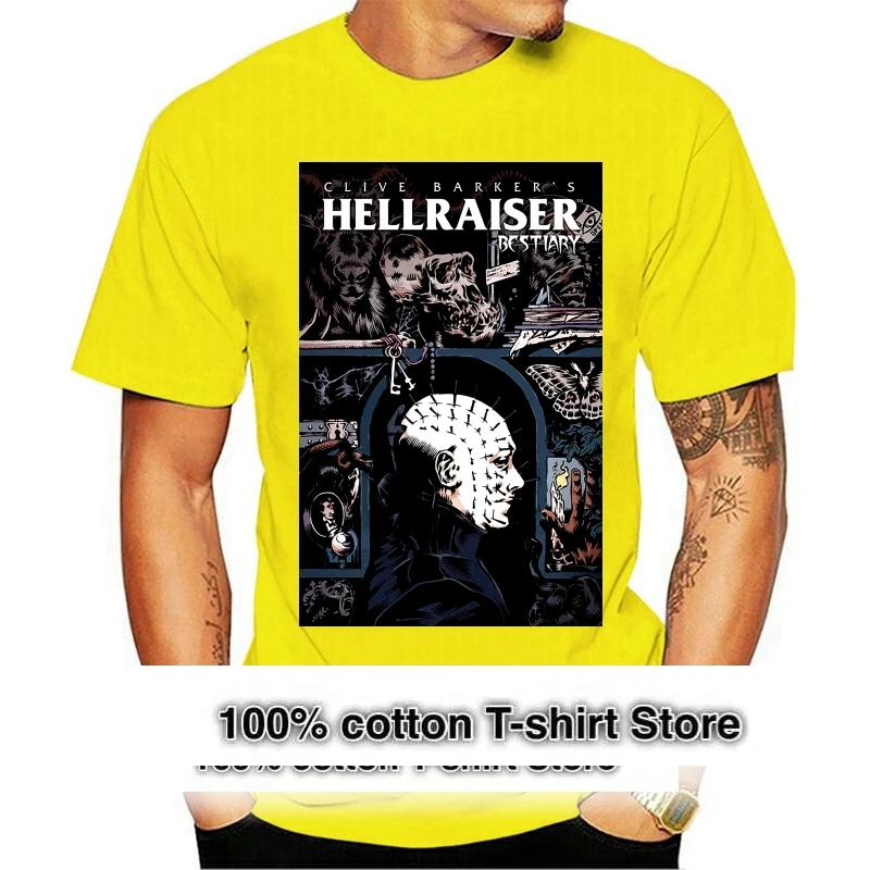 Popular Hellraiser Pinhead Horror Thriller Movie Men'S Black T Shirt S To 4Xl 021941