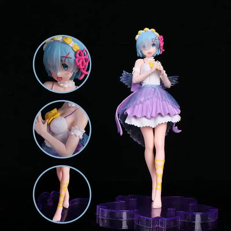 

Anime Characters Hatsune Miku Maid Rem Re: PVC Life From Zero To Another World Action Doll Kawaii Girl Birthday Christmas Gift