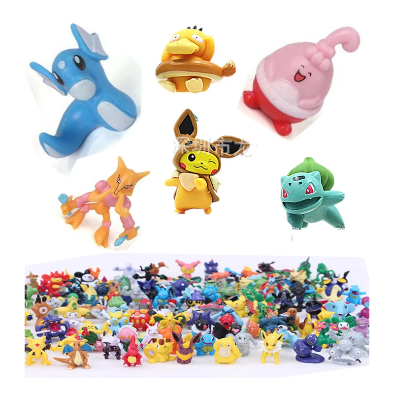 

Exquisite Pokemon Figures Pikachu Small Action 144 Pieces Of Pokemon Anime Mini Series Decorated Toys Models Children's Gifts