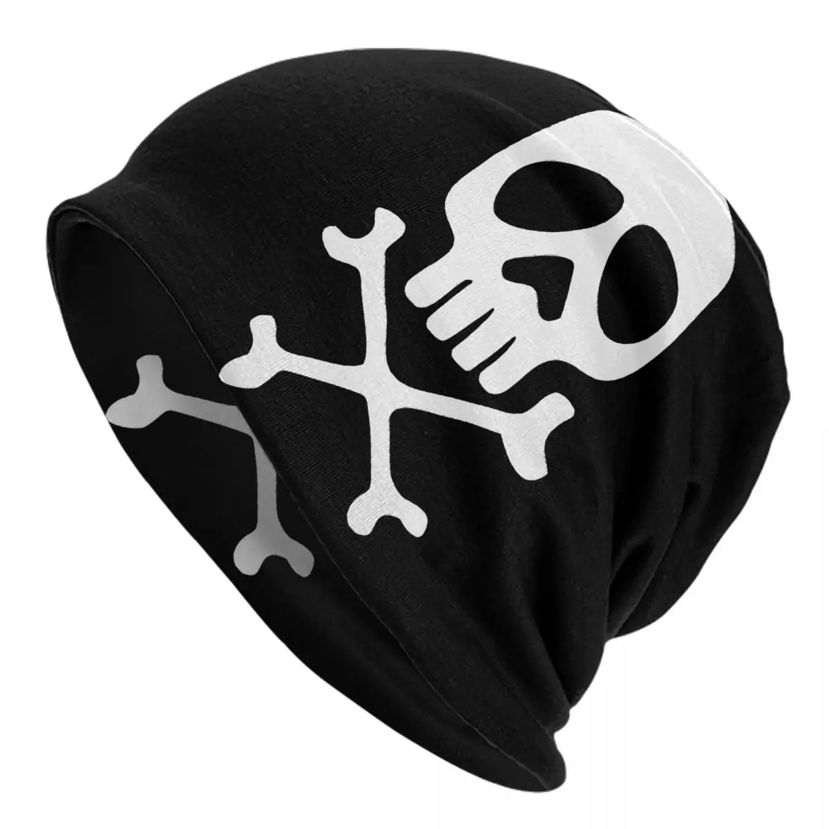 

Captain Harlock Skull Adult Men's Women's Knit Hat Keep warm winter Funny knitted hat