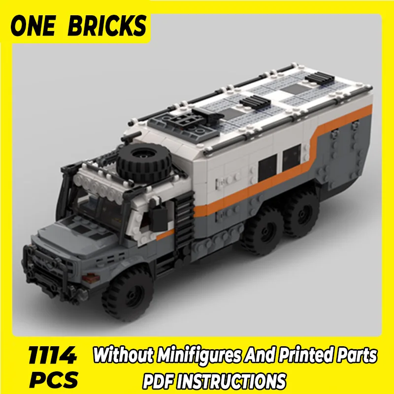 

Конструктор Moc, городской автомобиль, модель мини-приключения, технология автомобиля, модульные блоки, подарки, игрушки для детей, Наборы для творчества