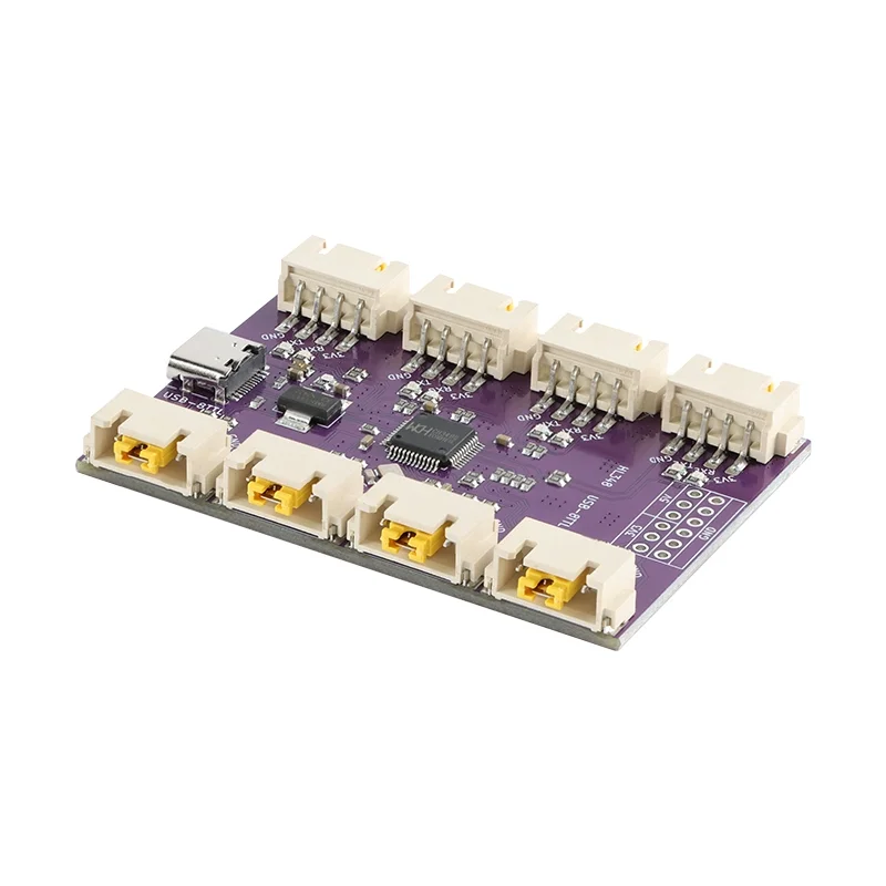 USB на 8-канальный последовательный порт TTL Интерфейс Type-C Высокоскоростной чип CH348 6