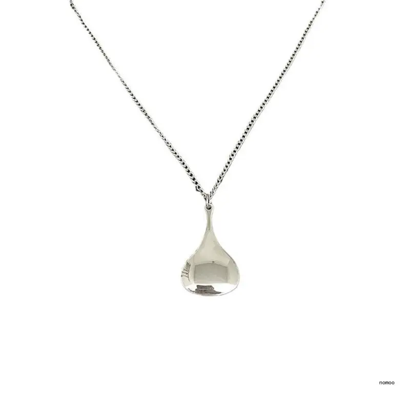 Изысканное длинное ожерелье с подвеской в ​​форме капли воды. Элегантное колье