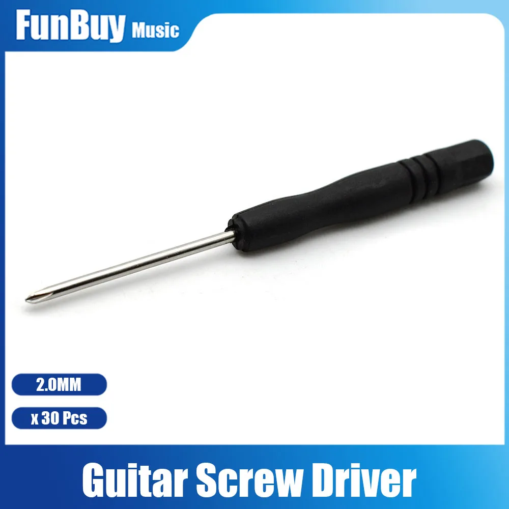 

30pcs Guitar Pickup Pickguard Screw Install Screwdriver Tuning Peg Machine Head Screwdriver Guitarra Repair Tool for Luthier