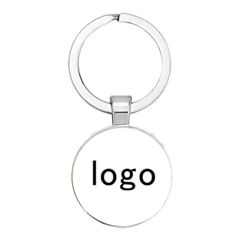 

Personalized Logo Keychain Company Logo Customization Black And White Photo Color Photo Private Customization