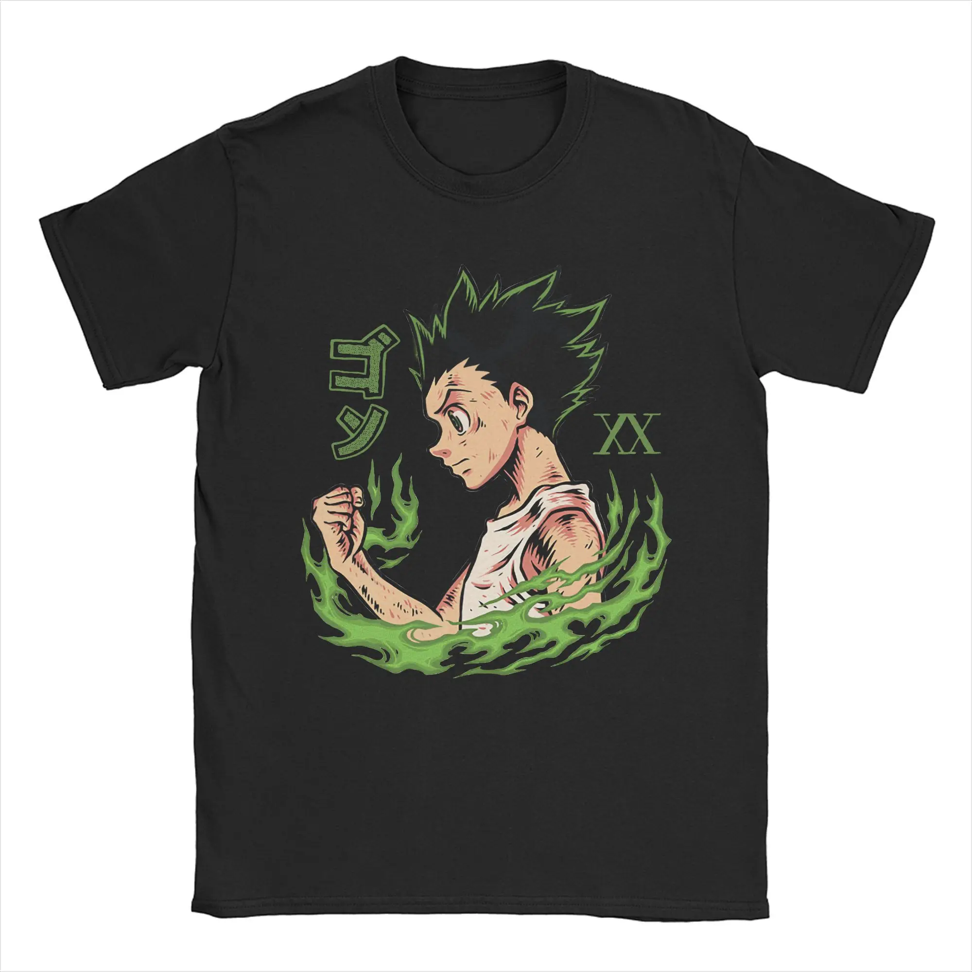 Gon Rookie Hunter футболка для мужчин и женщин X забавные хлопковые футболки с круглым
