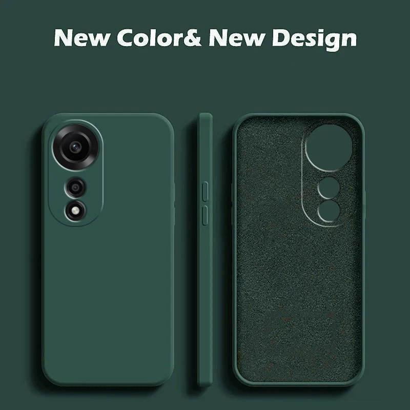 Квадратная Жидкая силиконовая оригинальная фотовспышка для OPPO A78 4G A58